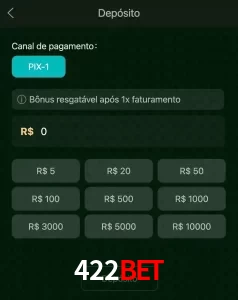 deposits 422BET